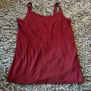 No Boundaries Burgundy Camisole Top
